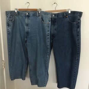 Lot of 2 pair of Levi’s waist 50 inch length 29 inch